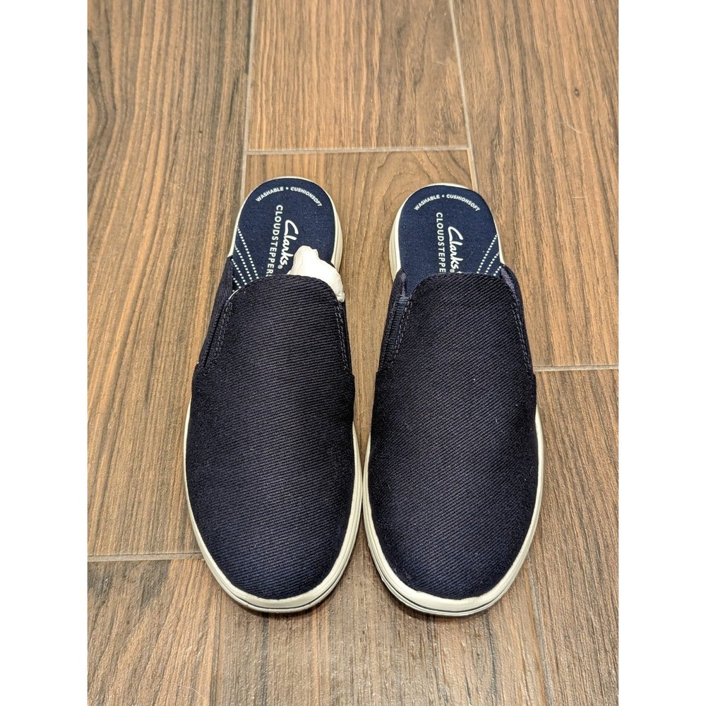 Clarks Cloudstepper Breeze Shore Mules Shoes - Picture 4 of 10
